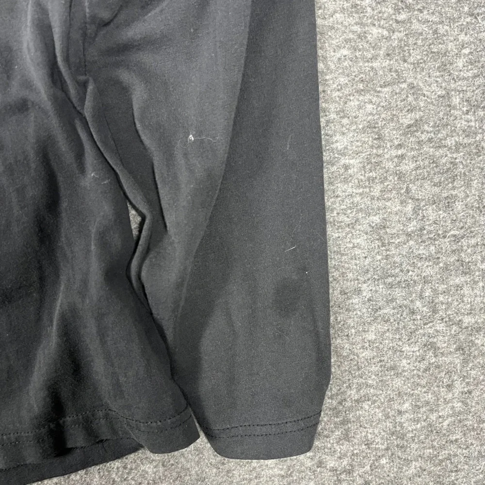 Polo Ralph Lauren Hooded T-Shirt Mens Large Black Long Sleeve Pony Logo